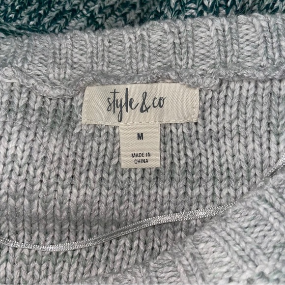 Style & Co Ombre Braid Sweater - Picture 6 of 13